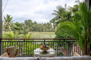 Eco Family Retreat - Rice Field and Jungle Views - Pool - Nature Inspired Villa